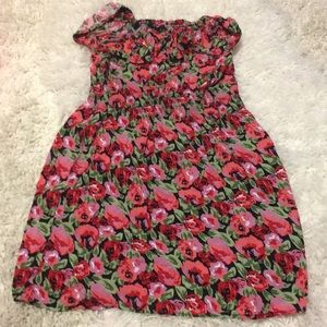 🇺🇸Supercute strapless dress Gold drama